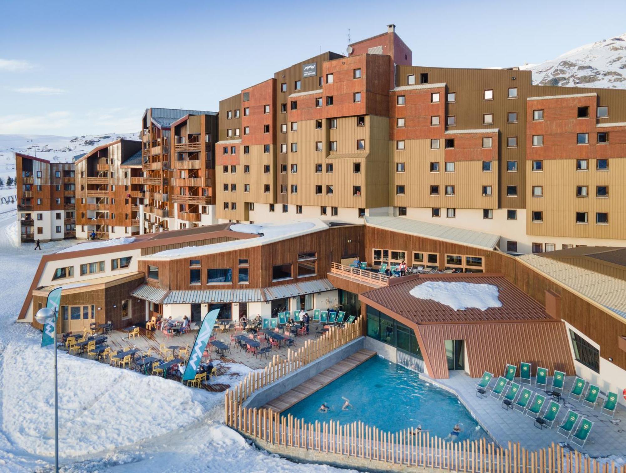 Hotel Club Mmv Les Bergers **** Alpe d'Huez Esterno foto