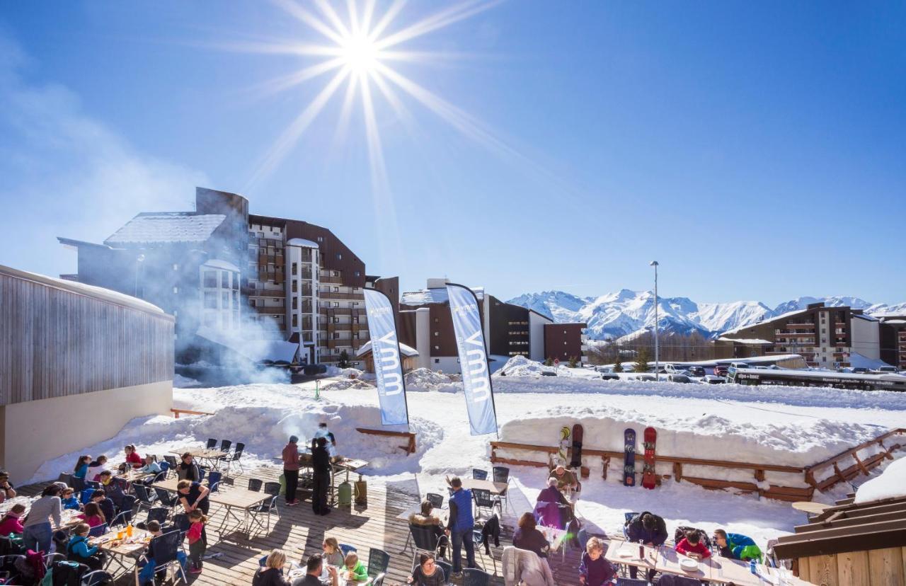Hotel Club Mmv Les Bergers **** Alpe d'Huez Esterno foto